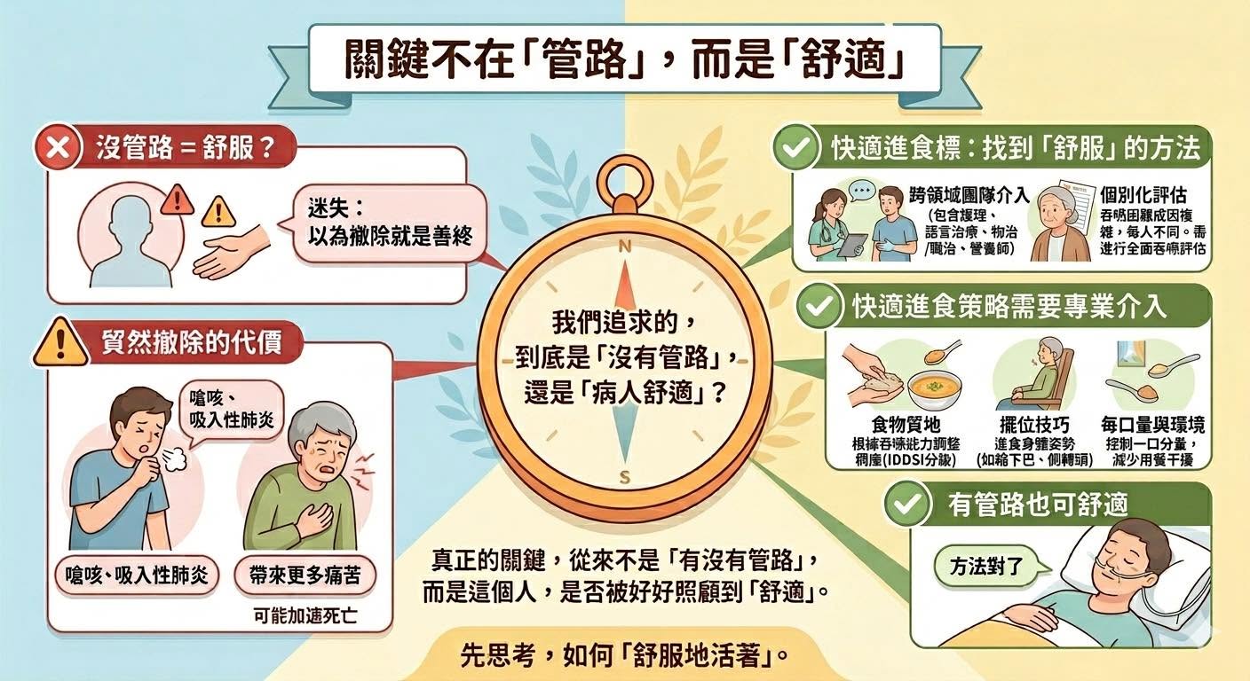 nasogastric tube removal comfort care