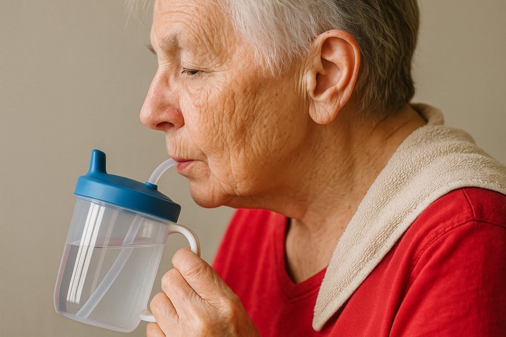 straw vs cup elderly swallowing 2